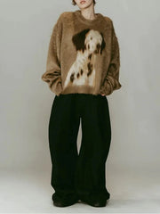 Puppy Knit Sweater
