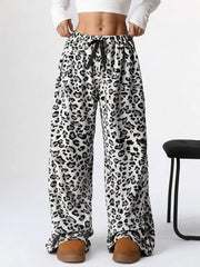 Printed Plush Sweatpants