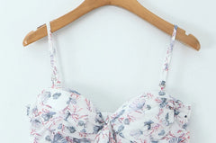 Floral Print Bow-Tied Mini Dress