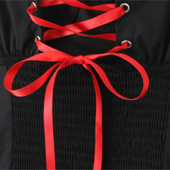 Embroidery Floral Bra Corset Mini Dress