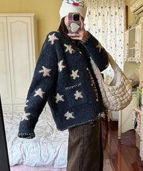 Star Knitted Cardigan