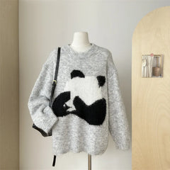 Panda Print Sweater