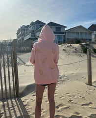 Seashell Embroidery Hoodie