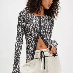 Button Up Waffle Knit Shirt