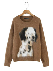 Puppy Knit Sweater