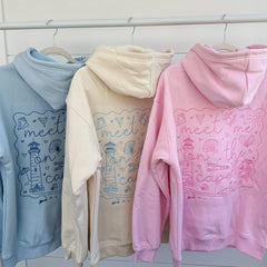 Coastal Embroidered Hoodies