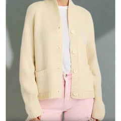 Button Up Embroidery Crab Print Cardigan