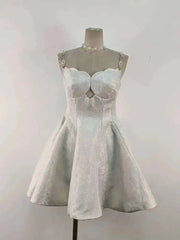 Diamond Pearl Slip A-line Mini Dress