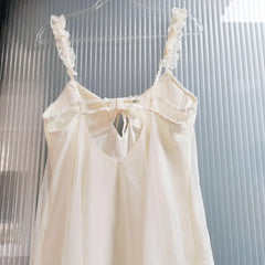 Ruffles Strap Babydoll Mini Nightdress