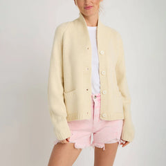 Lobster Knit Cardigan - Short O-Neck