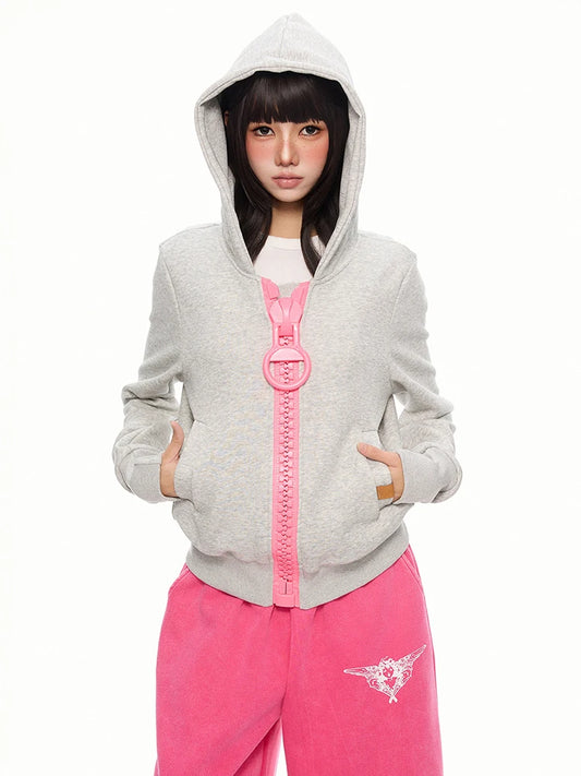 Large Zipper Hoodie
