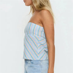 Striped Tube Top
