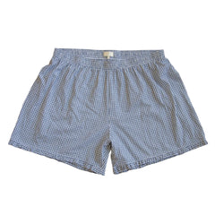 Elastic Waist Striped Plaid Print Shorts - Casual Knit