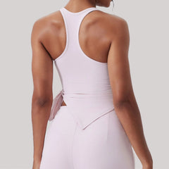 Side Knot Strappy Tank Top