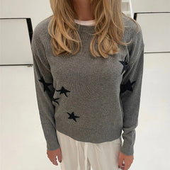 Star Patchwork Full Sleeved Pullover