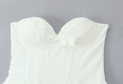 Sweetheart Neckline Bustier Strapless Maxi Dress