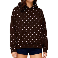 Polka Dot Printed Hoddie