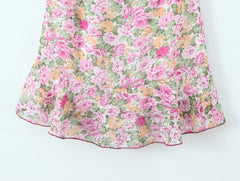 Floral Print Cami Mini Dress