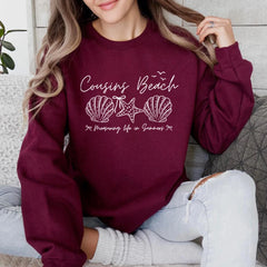 Beach The Summer I Turned Pretty Crewneck Sweatshirt
