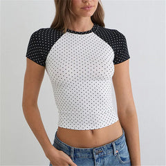 Raglan Sleeve Crop Top