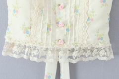 Floral Bow Tied Sheer Short Sleeve Top