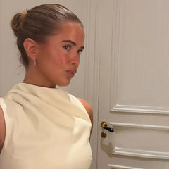 PU Leather Sleeveless Mini Dress