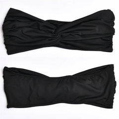 Twisted Tube Top And High Slit Maxi Skirt Set