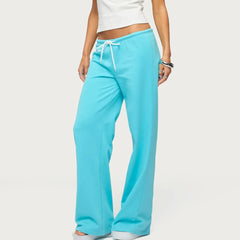 Solid Low Waist Drawstring Sweatpants