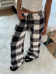 Printed Plush Sweatpants