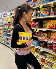 Black Lace Patchwork Zipper Sweatshirt And Track Pants Set