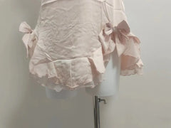 Ruffles Bow Hem Nightgown