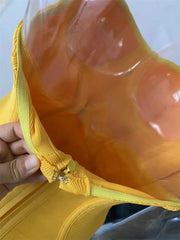 Yellow Bandage Midi Dress