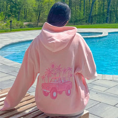 Embroidered Graphic Van Hoodie