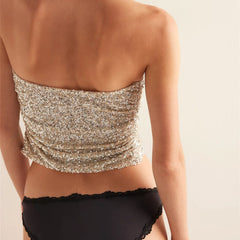 Sequin Tube Top