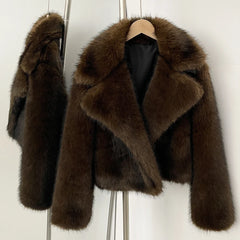 Faux Fur Coat