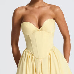 Bow Tie Corset Solid Top