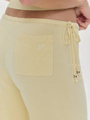 Ribbed Tube Top And High Waist Pants Set