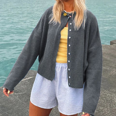 Button Knitted Cardigan
