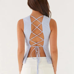 Pleated Seam Tank Top