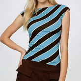 Blue Stripe Tank Top