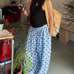 Polka Dot Wide Leg Pants