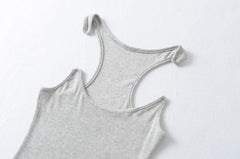 Ribbed Transparent Strap Tank Top