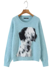 Puppy Knit Sweater