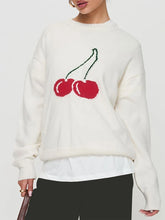 Cherry Print Sweater