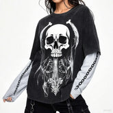 Grunge Gothic Long Sleeve Tee