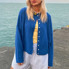 Button Knitted Cardigan