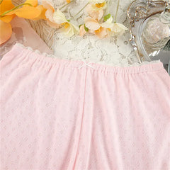 Pink Cami Top And Shorts Pj Set
