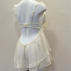 Low Cut See Through Nightdress