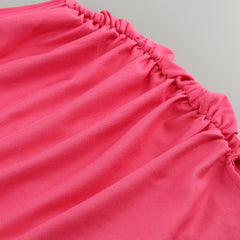 Pink Sleeveless Cut Out Maxi Dress