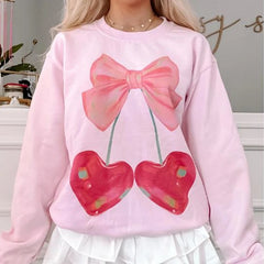 Cherry Bow Sweatshirt